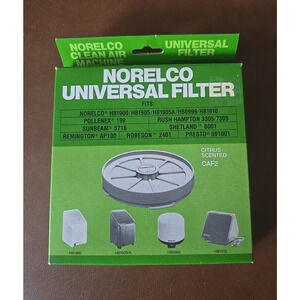 NIB Vtg 1982 Norelco Clean Air Machin Universal Filter Citrus Scented Model CAF2